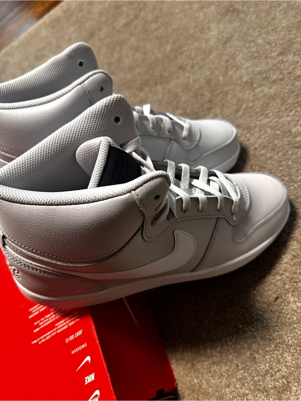 Nike Men’s White High-Top Sneakers